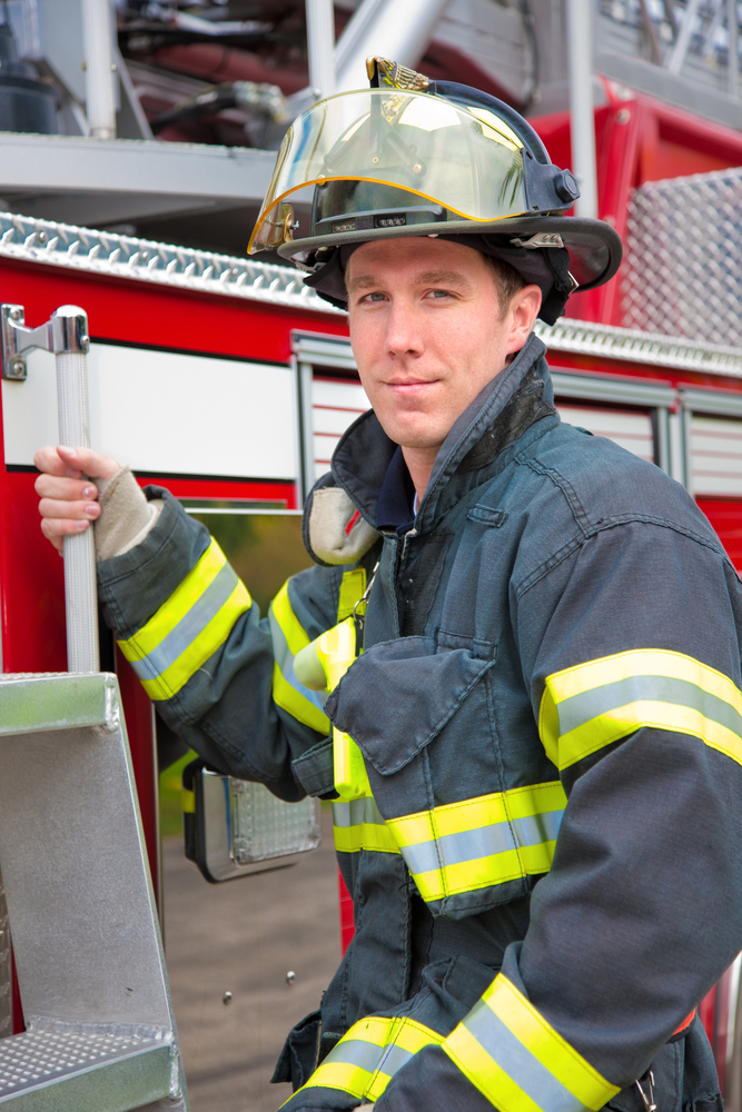 Firefighter portrait